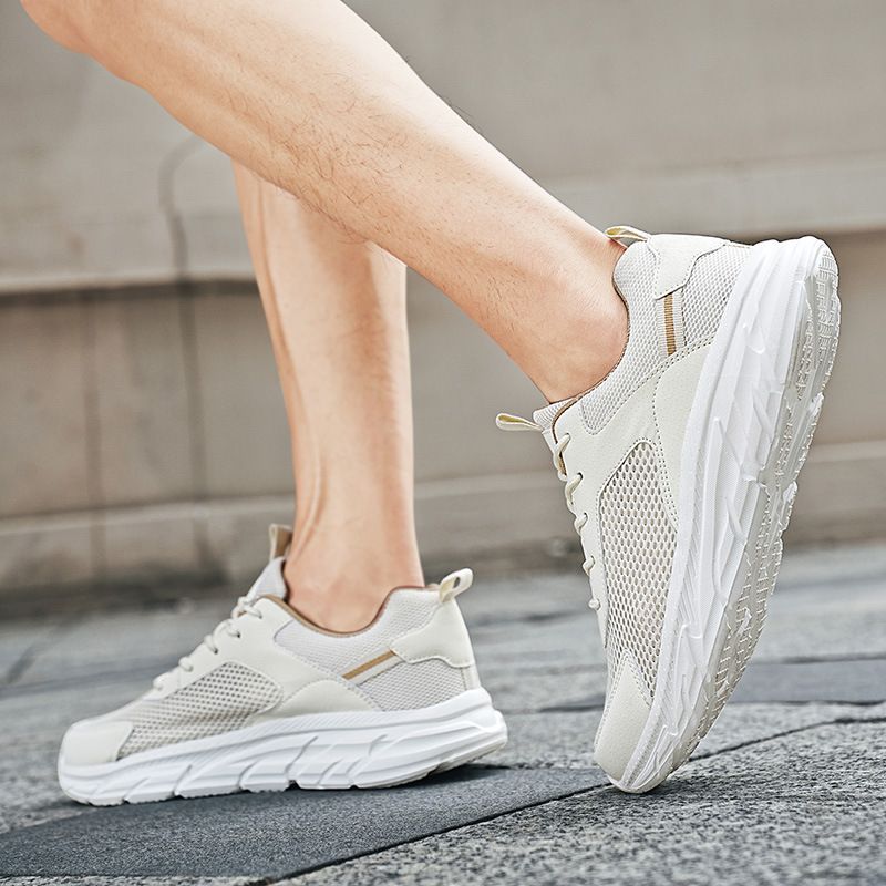 Plus Size Men's Breathable Casual Summer Lightweight Sneakers Fashion Running 39-48 Mesh Shoes_voghion.com