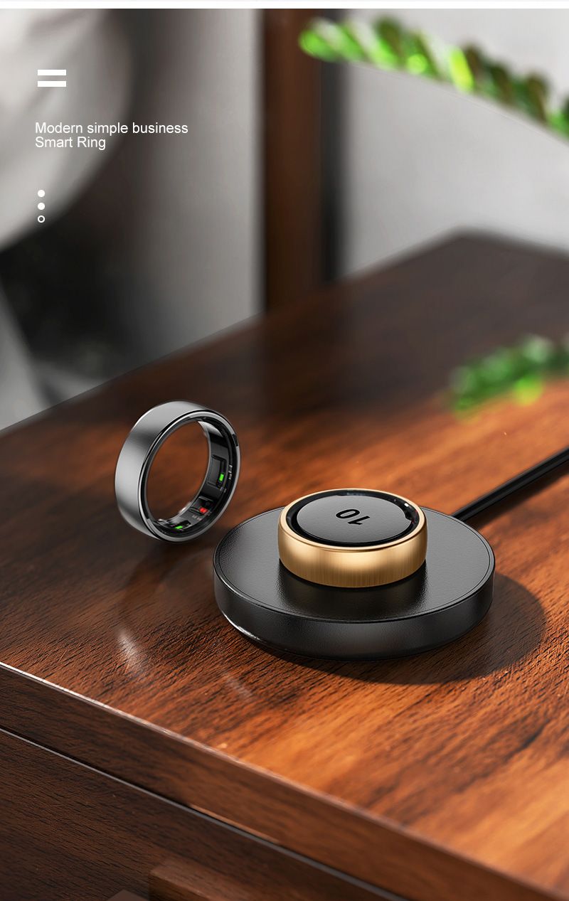Ringe R10 Drahtlose Lade Schießen Ring Geste Video Musik Gesundheit Herz Rate Blut Sauerstoff Smart Ring_voghion.com