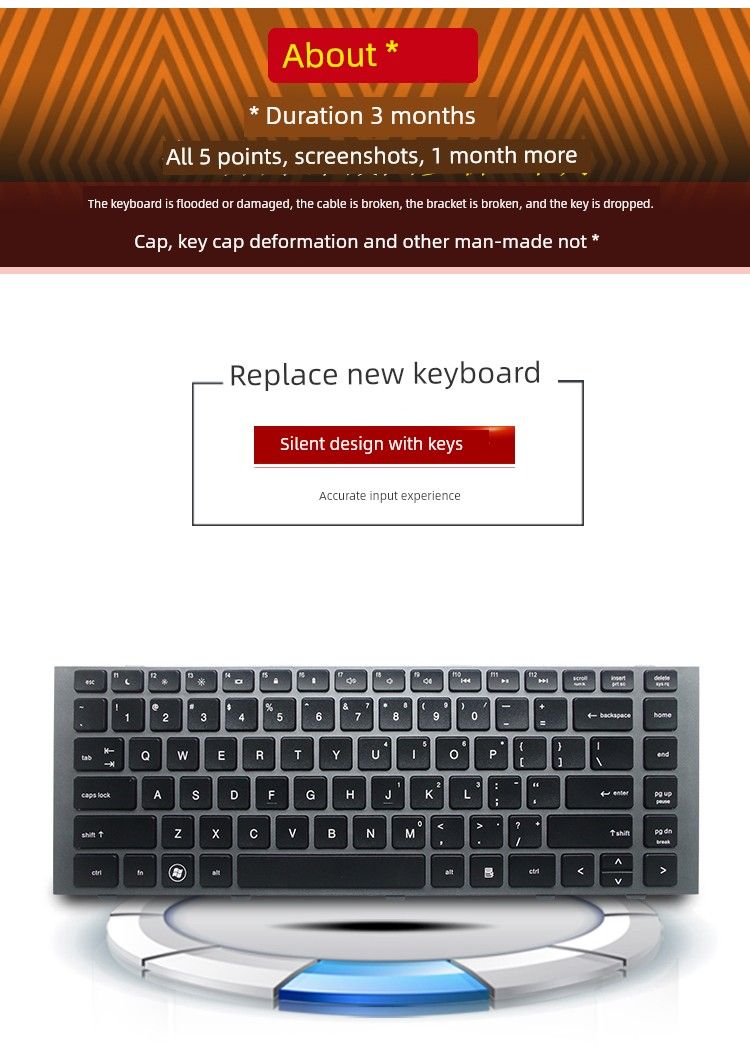 Applicable To HP ProBook 4440S 4440 4441 4446 4441S 4445S 4446S Keyboard_voghion.com