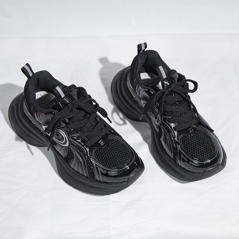 Sneakers robuste per donna, tendenza autunno 2023, nuove suole spesse, versatili, sportive, casual, per aumentare l'altezza, da corsa_voghion.com