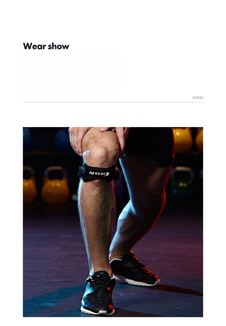 Diz koruma, nefes alabilen koşu, atlama ipi, fitness basketbol ekipmanları, menisküs koruma kayışı, patella kayışı_voghion.com