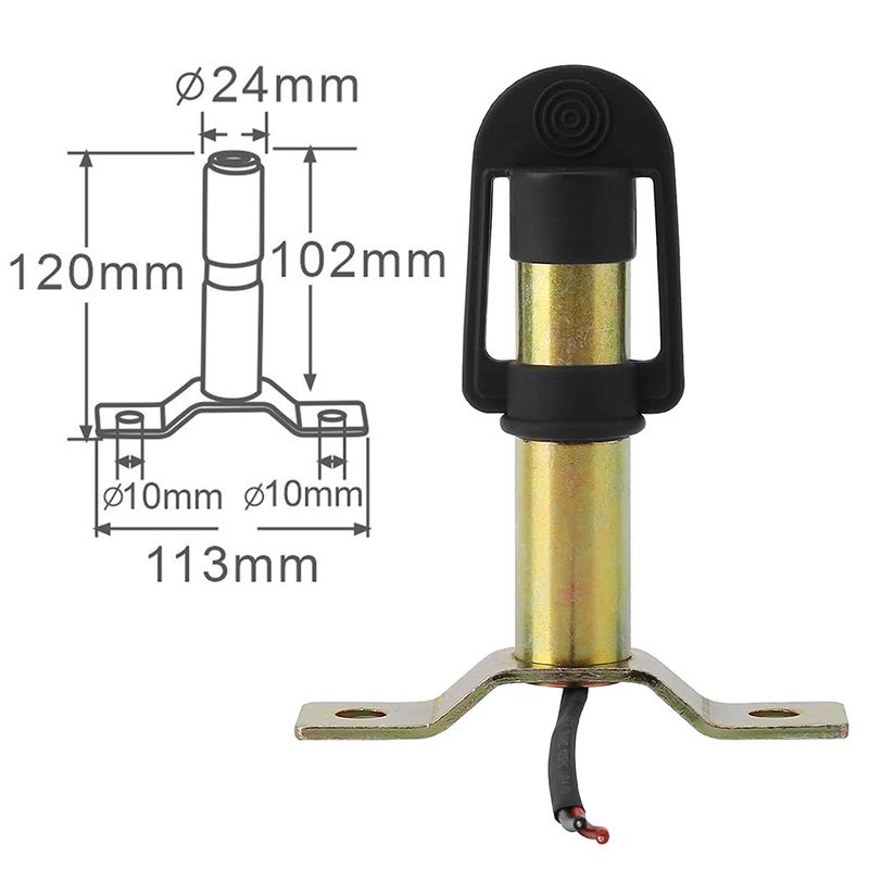 60 LED Rotating Warning Light For John Deere Tractor Truck Flashing Amber Flexible Emergency Strobe Lamp Beacon Forestry_voghion.com
