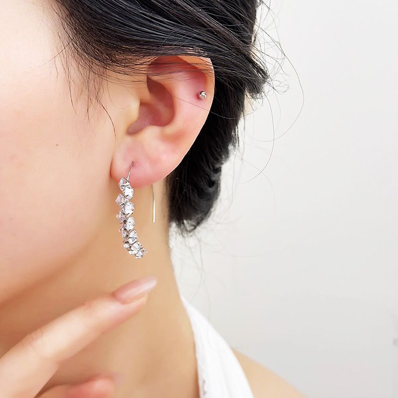 Circle Stud Earrings Custom Women's Niche High-end Simple Earrings Wholesale Exquisite Temperament Versatile Earrings_voghion.com