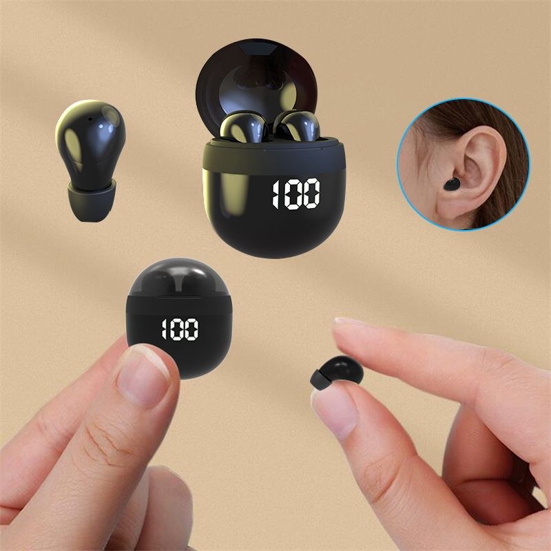 Onzichtbare hoofdtelefoon TWS Mini-oortelefoon Draadloze Bluetooth 5.3-oordopjes met microfoon Ruisonderdrukking In-ear-headset voor Xiaomi_voghion.com