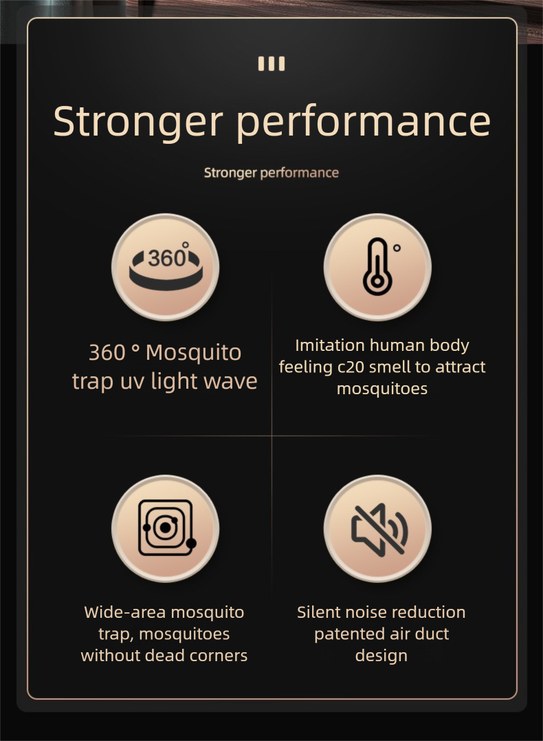 USB Mosquito Killer Lamp, Household Electric Shock Mosquito Repellent, Portable Outdoor Mosquito Trap, Waist Design_voghion.com