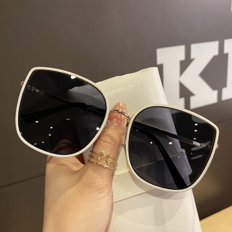 Sonnenbrillen Damen Sommer Neue Sonnenbrillen Sonnenschutzbrillen Zeigen Kleines Gesicht Rundes Gesicht Augen Sonnenbrille Großer Rahmen_voghion.com