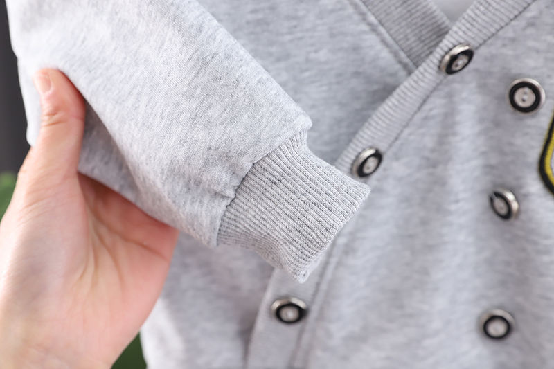 Jungen-Herbstanzug, modisch, hübsch, College-Stil, langärmelig, Oberteil, Hose, zweiteilig, für Kleinkinder und Babys_voghion.com