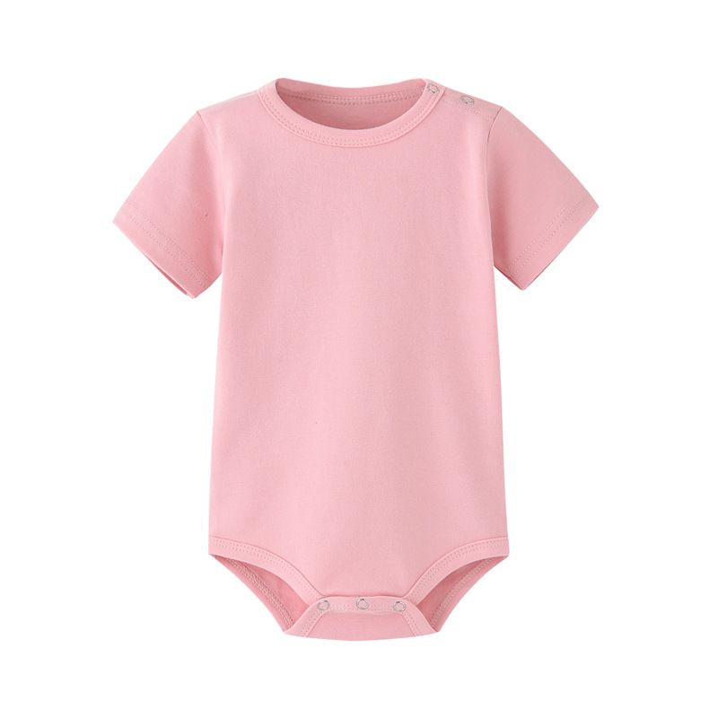 Kids' Clothing Ins Newborn Baby Clothes Summer Jumpsuit Fart Clothes Triangle Romper Baby Summer Climbing Clothes Short Sleeves_voghion.com