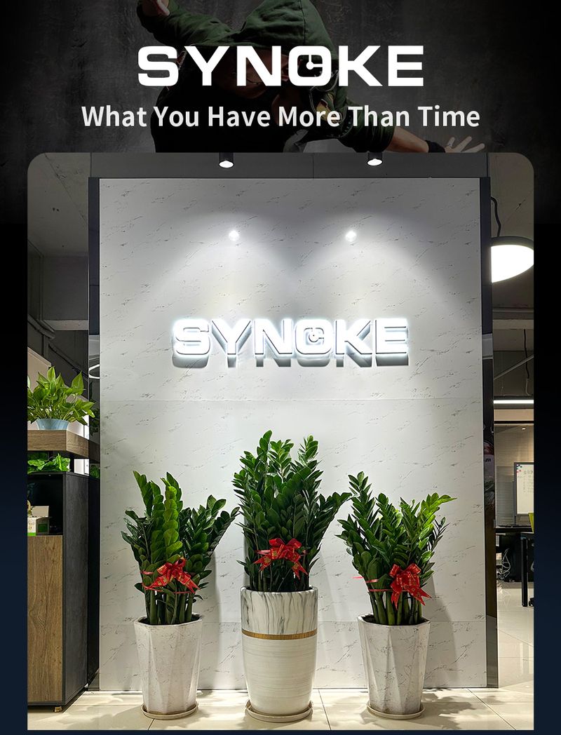 Orologio da uomo SYNOKE, sportivo da esterno, multifunzionale, impermeabile, con ampio schermo luminoso a LED, digitale, alla moda, retrò_voghion.com