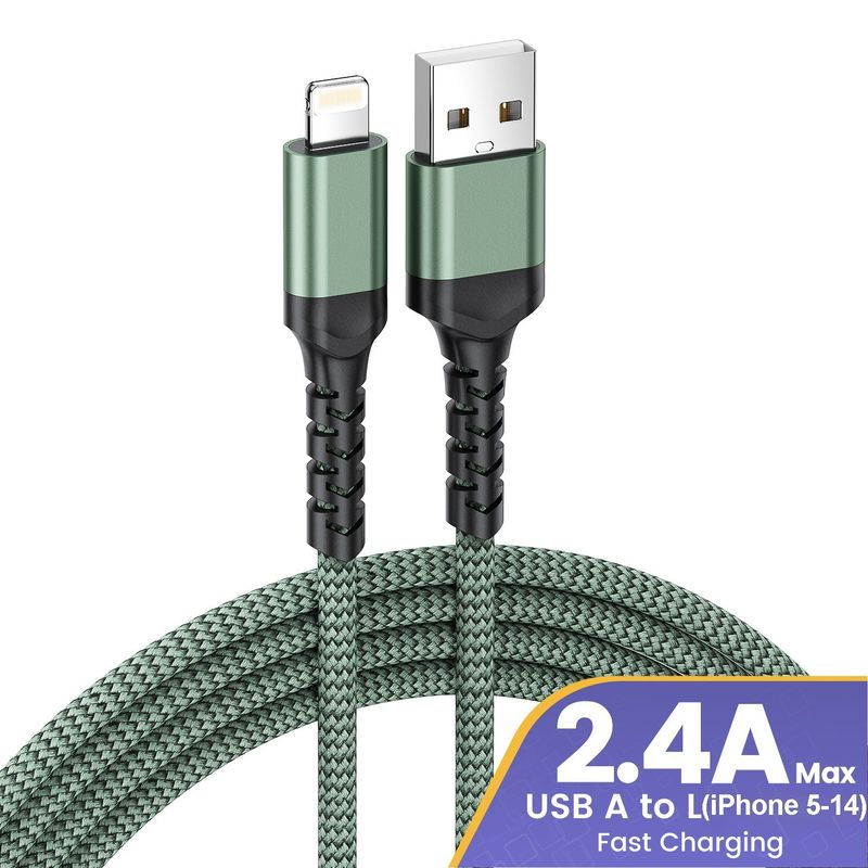 Hochleistungs-geflochtenes langes USB-Schnellladekabel für iPhone 14 13 12 11 X 678_voghion.com