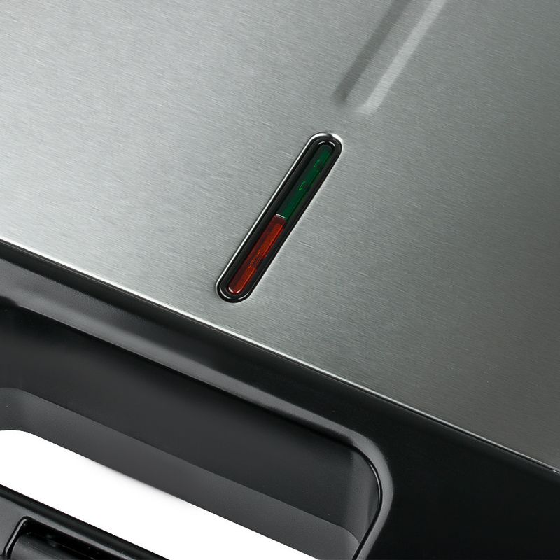 Macchina per waffle multifunzionale per la colazione domestica, per sandwich e bistecche, a quattro fette, UE e Regno Unito_voghion.com