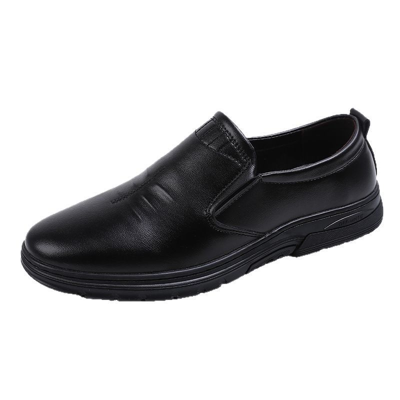 Nuove scarpe da guida antiscivolo basse da uomo, formali, casual e da lavoro, in pelle con colla a freddo_voghion.com