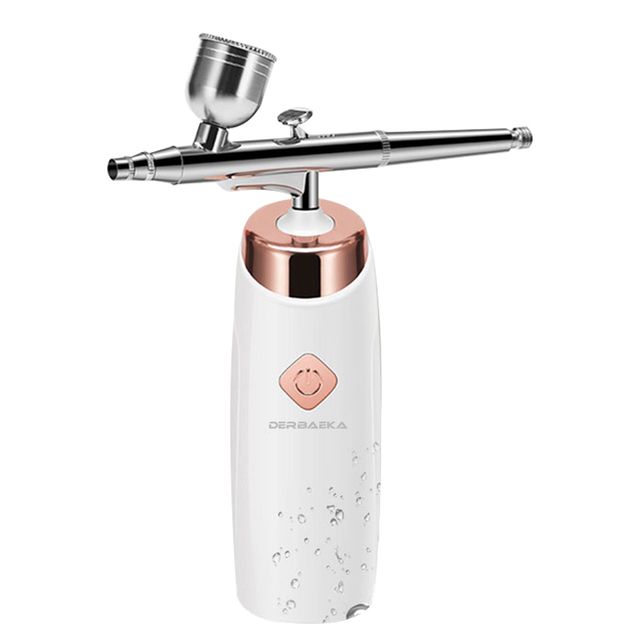 Kit de aerograf portabil de uz casnic, multifuncțional pentru îngrijirea frumuseții, terapie de umiditate, oxigen hrănitor, injecție hidro-lift strânsă_voghion.com