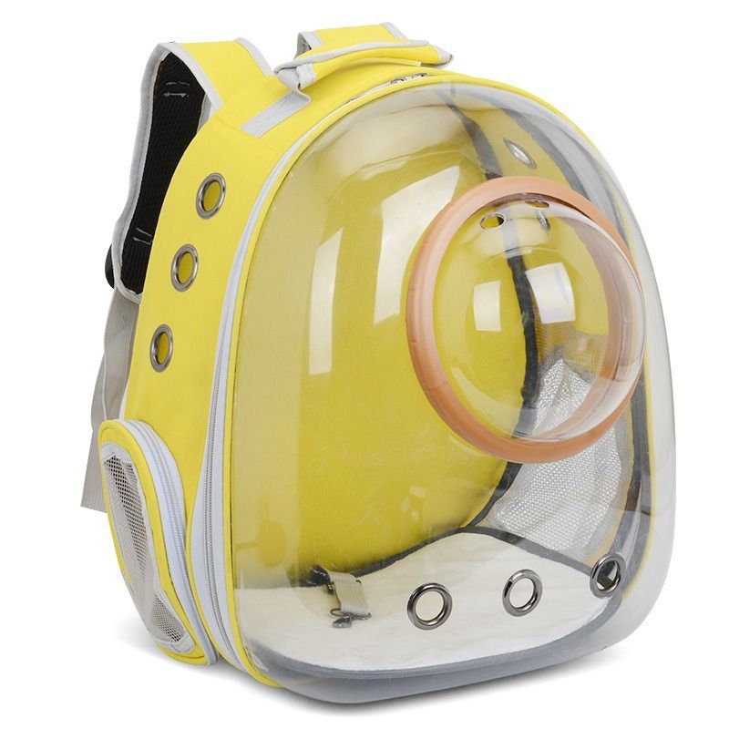 New Handheld Space Capsule Pet Transparent Side Opening Skylight Double Shoulder Cat Convenient And Breathable Dog Bag_voghion.com
