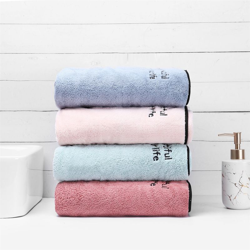 Japanese Style Wearable Bath Towel Set - Soft & Super Absorbent (Includes Hair Towel Headband & Wrap Dress Embroidered Design)_voghion.com