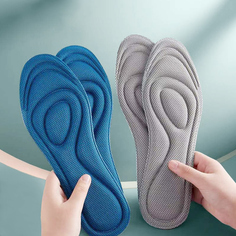 4 stuks traagschuim orthopedische inlegzolen voor antibacteriële ontgeuring zweetabsorptie inzetstuk sportschoenen hardlooppads_voghion.com