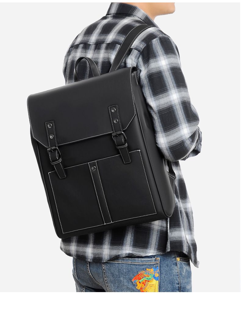 Business Backpack Men's And Women's Clamshell Large Capacity Backpack Backpack Waterproof 15.6 Inch Computer Bag_voghion.com
