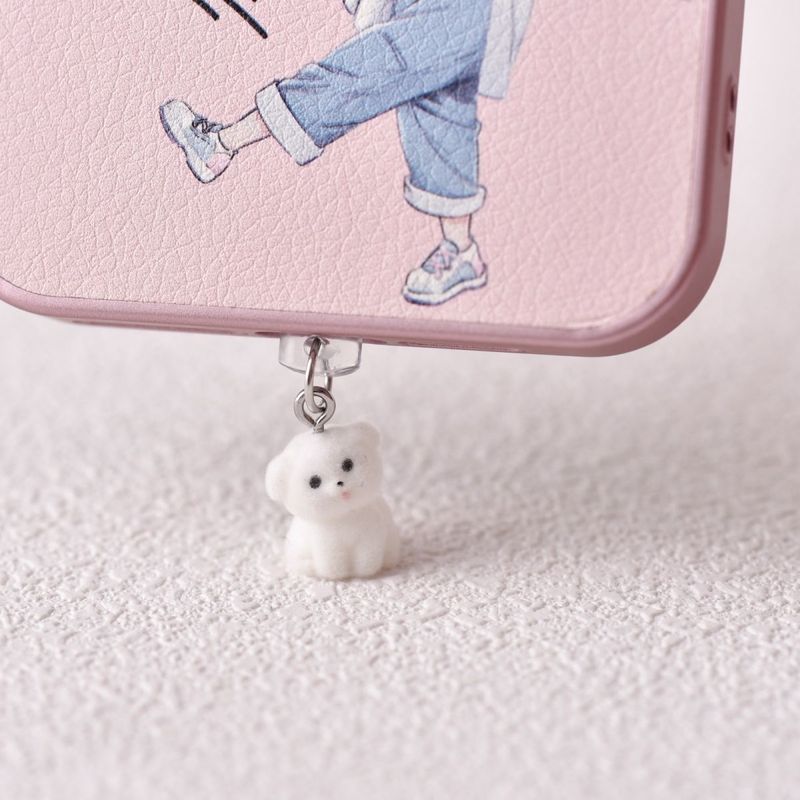 Neu Strömten Cartoon Tier Jubeln Ente Telefon Staub Stecker Lade Port Zubehör Anhänger Typ-C_voghion.com