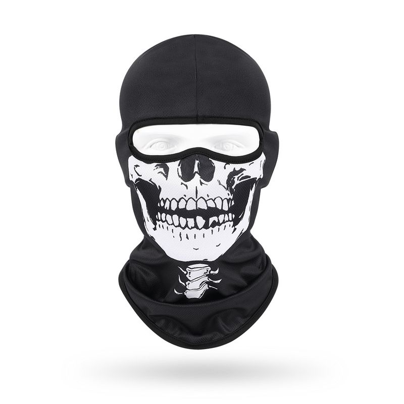 Mascarilla de calavera transpirable de secado rápido para hombres y mujeres, para ciclismo al aire libre, con protección solar personalizada._voghion.com