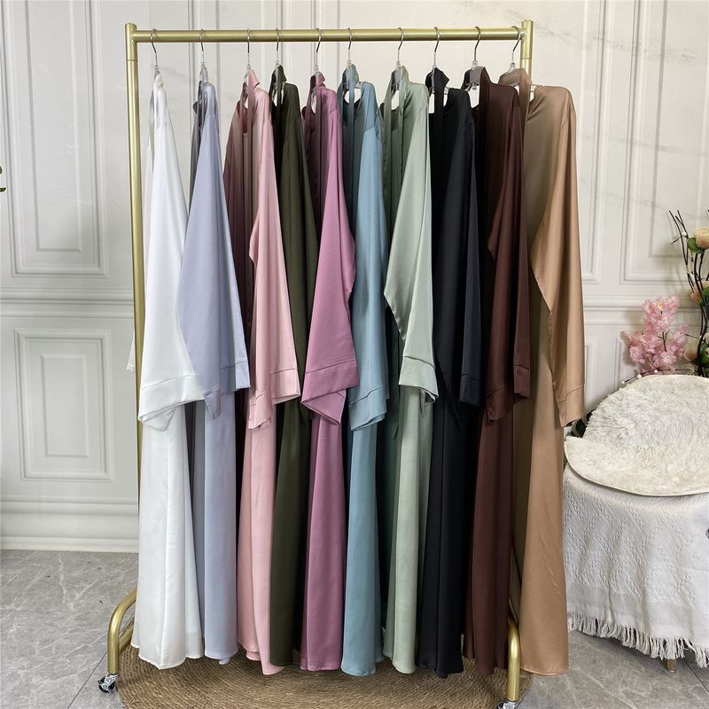 Yeni Müslüman Türk Abayas Jalabiyat Kadın Ramazan Kıyafetleri Fas Kaftan Parti Uzun Elbise Arap Kaftan Saten Kadın Elbisesi_voghion.com