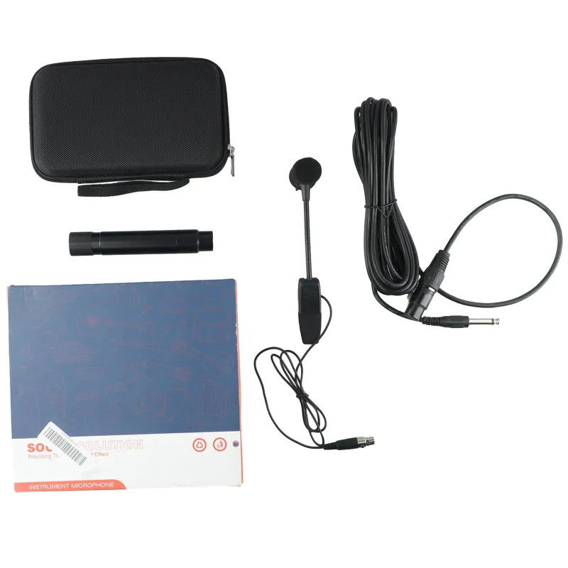 Tragbares kabelgebundenes Saxophon mit 3/4-poligem Mikrofon, omnidirektional, geeignet für verschiedene Instrumente, Clip-on-Design, Einwegmikrofon_voghion.com