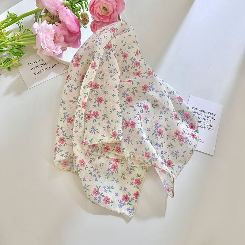 Spring And Summer French Small Square Women's Fashion Forest Decoration, Collar Headband, Scarf, Sweet And Lovely_voghion.com