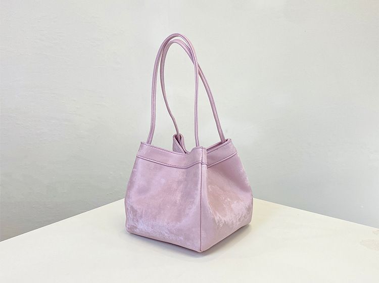 Uusi kiinalaistyylinen vihanneskori, silkkinen ämpärilaukku, käsilaukku, yksiolkaininen crossbody-laukku_voghion.com