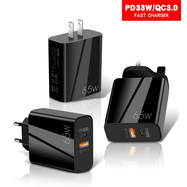 Câble USB Type C Supercharge QC3.0 65 W PD, chargeur rapide universel pour Samsung, iPhone, Xiaomi, Huawei_voghion.com