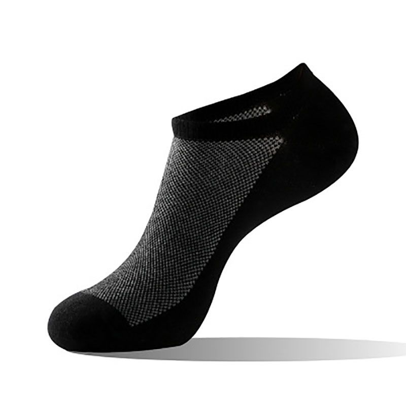 Calzini da uomo in cotone primavera ed estate quattro stagioni sottili extra large calzini da barca invisibili_voghion.com