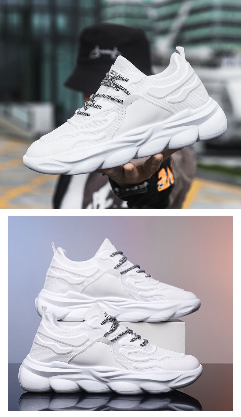 Uomini sportivi semplici e traspiranti, adolescenti alla moda e versatili, che corrono per comodi uomini alla moda in stile coreano_voghion.com