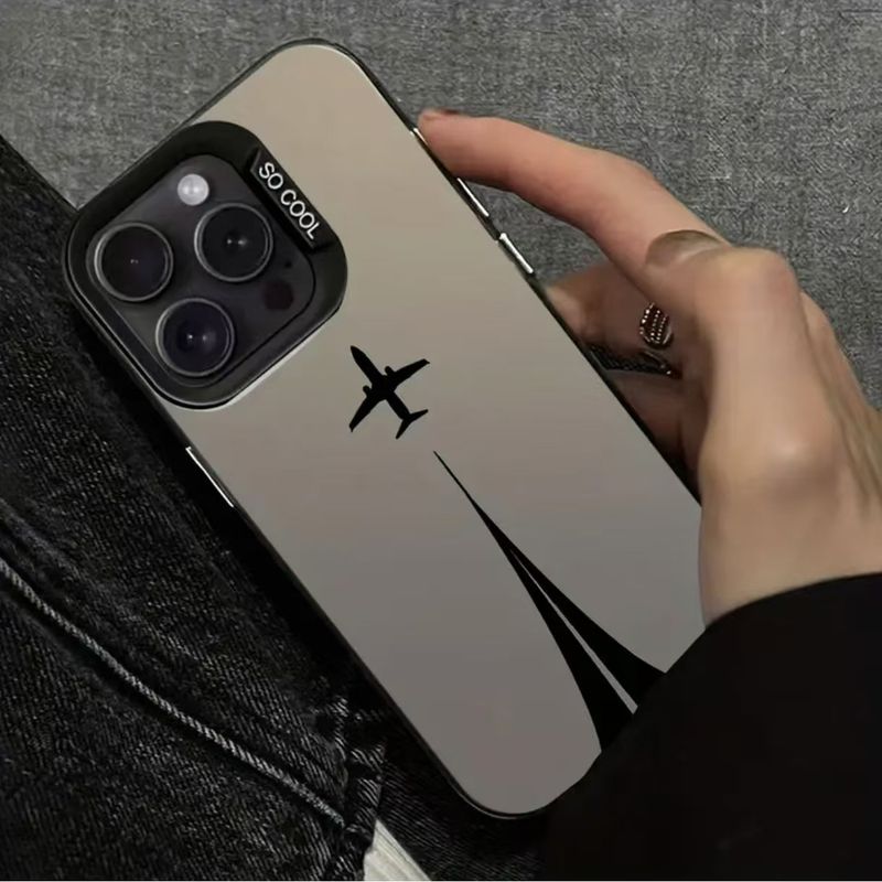 Simple Aircraft For 16/15/14 Pro Mobile Protective Phone Case 15promax13/12/11X Trend Advanced_voghion.com