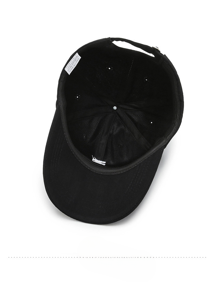 Soft top hat Women's net Red tide brand simple three bar Baseball cap Men's outdoor sunshade cap in spring and summer_voghion.com