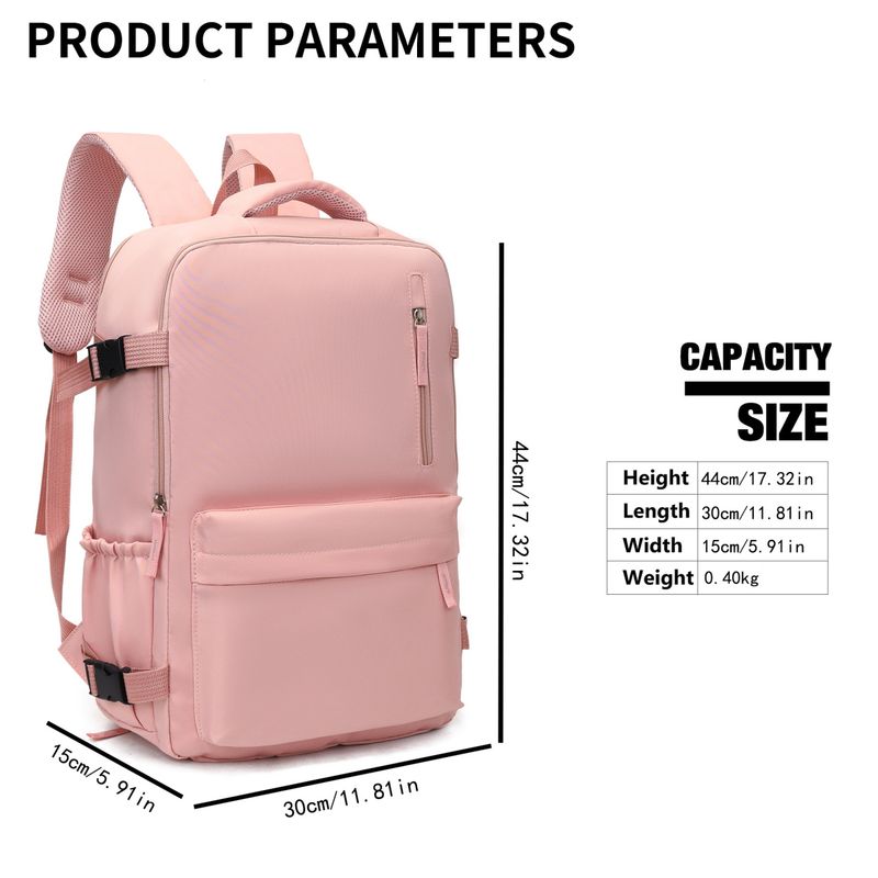 Lare Capacity Backpack 2025 New Simple Solid Color Business Laptop With Independent Shoe Compartment Commuter Travel_voghion.com