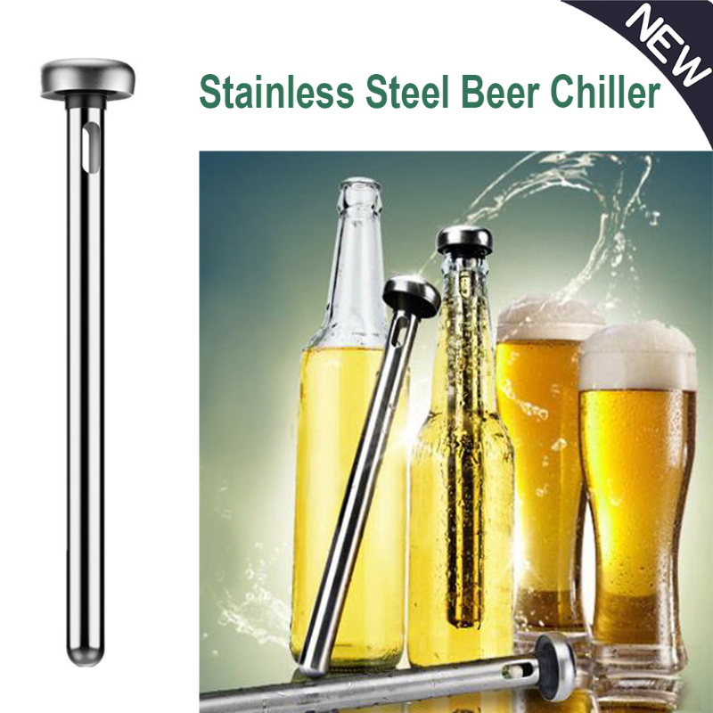 1 stück Edelstahl Bierkühler Stick Bierkühler Stick Tragbare Getränkekühlung Eiskühler Bier Küchenwerkzeuge Partei Liefert_voghion.com