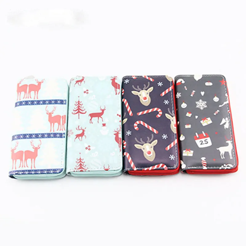 Baby Christmas elk Alpaca Print Coin Purse cartoon Xmas deer Alpacasso children wallet 12 styles women Hand bags C5223_voghion.com