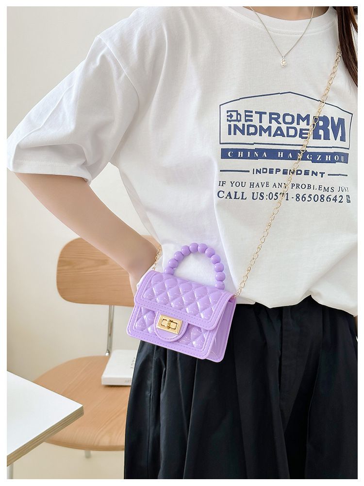 2024 Nuova borsa a tracolla monospalla da donna alla moda in PVC Jelly_voghion.com