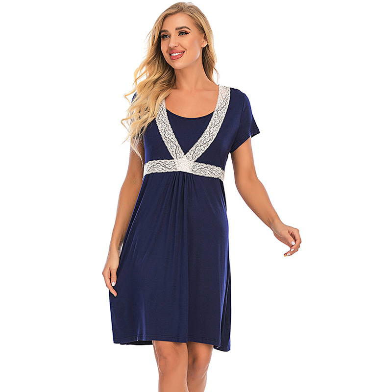 Pigiami da donna in pizzo, vestiti per la casa, camicia da notte, vestiti casual e comodi per la casa_voghion.com