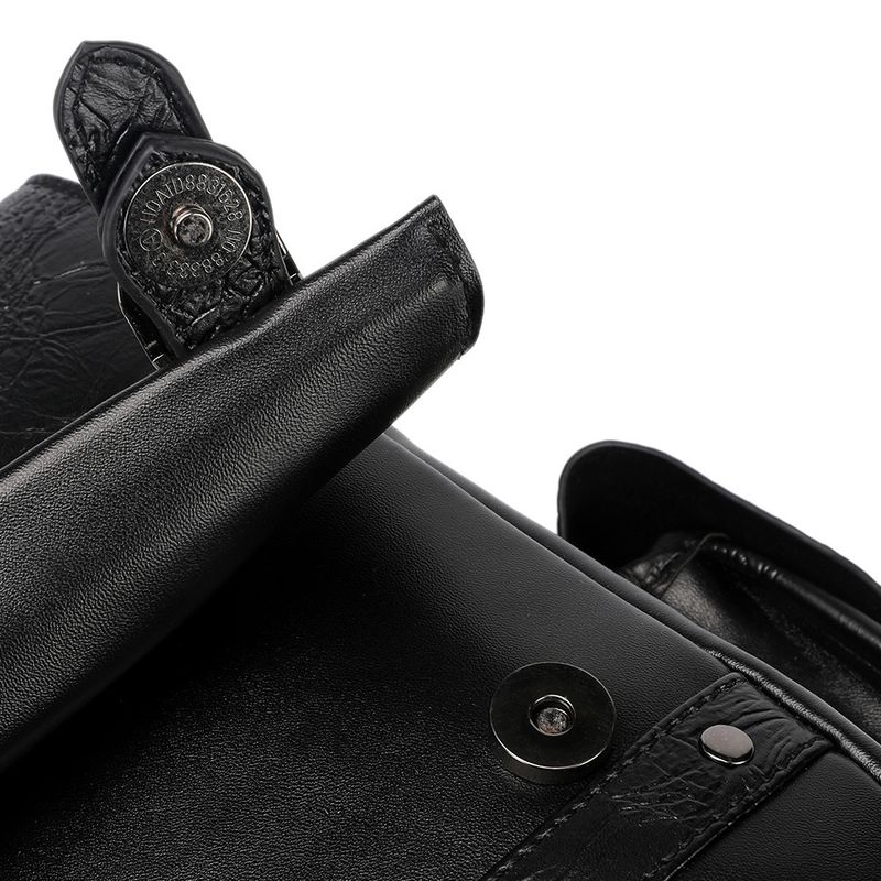 Zaino da donna in stile gotico di grande capacità - Borsa per laptop in pelle PU con teschio ricamato, borsa a tracolla versatile e borsa a mano per l'uso quotidiano_voghion.com