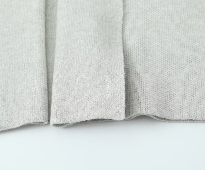 Cardigan in lana da donna, a maniche lunghe, aperto sul davanti, in maglia, vestibilità ampia, casual, moda autunno inverno_voghion.com