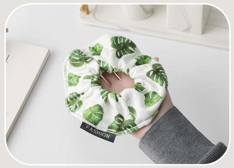 Microfiber Hair Towel Wrap With Matching Scrunchie - Super Absorbent, Quick Drying, Frizz-Free Hair Turban_voghion.com