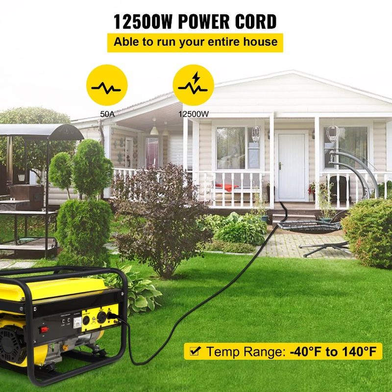 Extension Cord Cord 6 STW 50 4 Generator 15Ft 1 6 3+8 Power Wire N1450P Gauge SS250 Cord And 250V 125V Generator Amp Generator_voghion.com