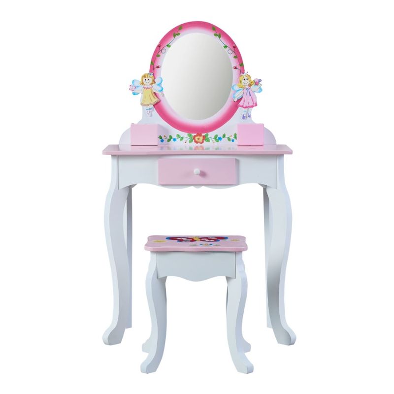 Wooden Furniture Dresser Girls Mirrored For Dressing Table Makeup_voghion.com