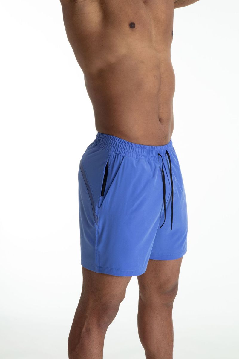 Men's Mesh Panel Running Shorts - Quick-Dry & Breathable For Gym Basketball & Outdoor Workouts (Black/White)_voghion.com