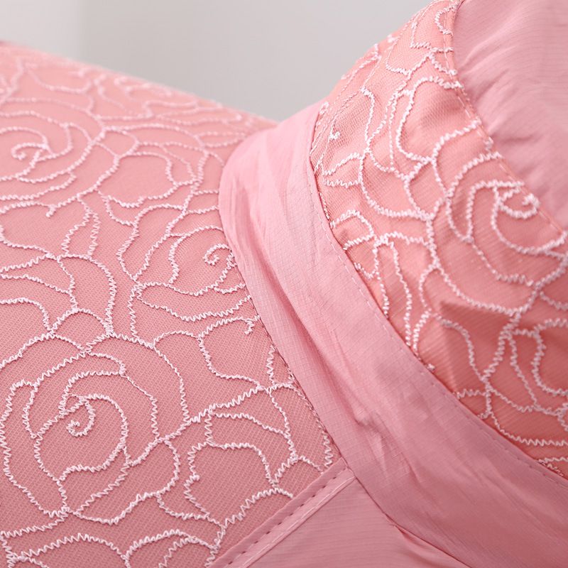 for Women, Summer Mask, Face Covering Wide Brim UV Protection Tea Picking Hat, Lace Cycling Sun Hat_voghion.com