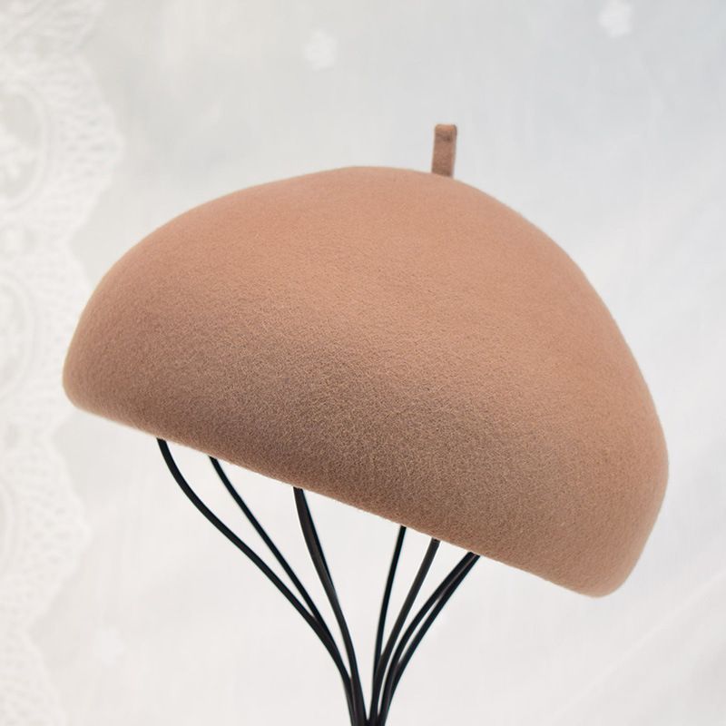 Muotivillaiset naisten ranskalaistyyliset pipohatut, naisten pillerirasiamekko, baskeri, talvikoristehattu_voghion.com