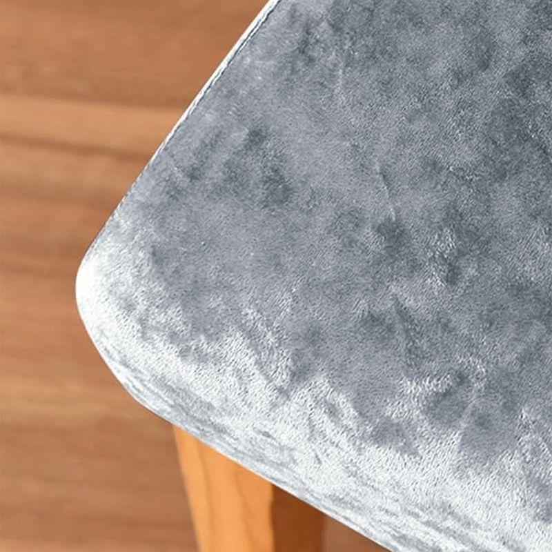 Premium Elastic Velvet Chair Cover - Gold Diamond Pattern For High Back Dining Chairs (Luxury Home & Hotel Use)_voghion.com