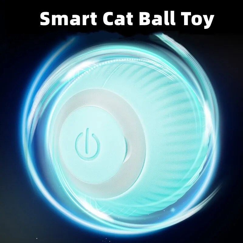 Electric Ball Interactive Automatic Rolling Intelligent Cat Cats Training Self-Moving Kitten Toys For Indoor Play_voghion.com