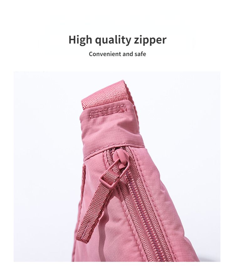 Borsa a tracolla portatile semplice da donna in nylon imbottito in tinta unita, borsa da viaggio_voghion.com