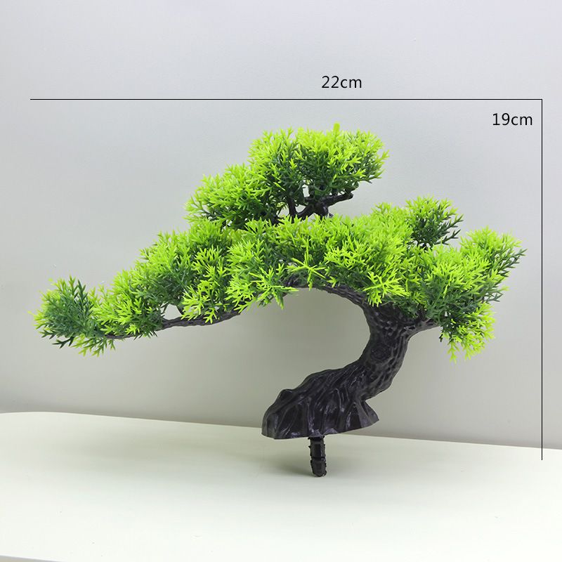 Home Mobili bellezza pino accogliente pino artificiale ingegneria rami pianta verde giardinaggio vaso decorativo aghi di pino rami di pino_voghion.com