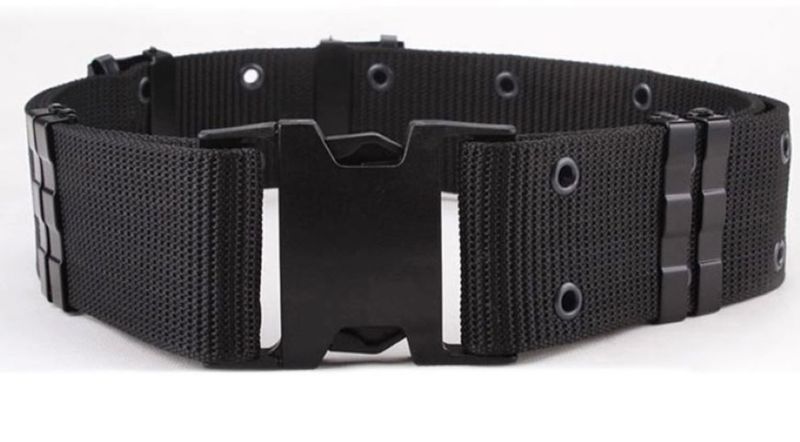 Outdoor Gear Safety Tactical High Quality Climbing Woven Canvas Belt_voghion.com